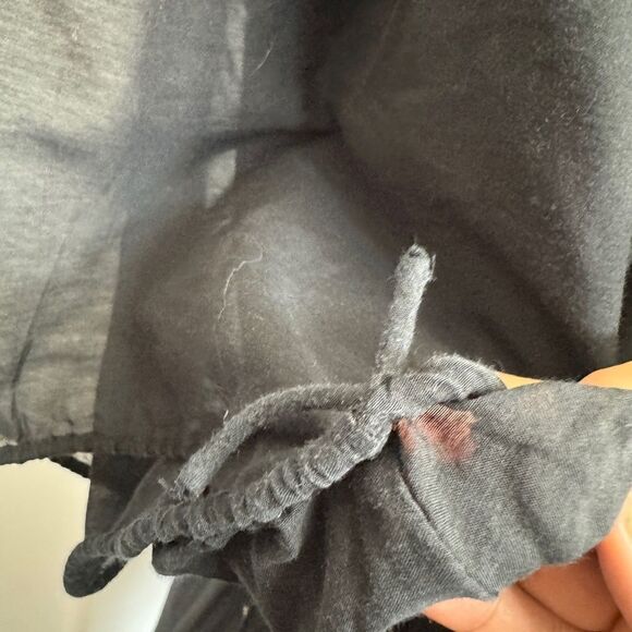 Rebecca Taylor Silk Blend Top Black - Picture 8 of 12